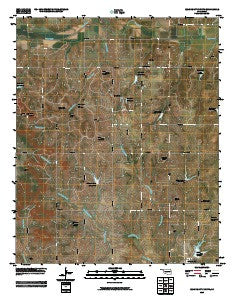 Elmore City North Oklahoma Historical topographic map, 1:24000 scale, 7.5 X 7.5 Minute, Year 2009