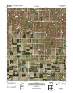 Elmwood Oklahoma Historical topographic map, 1:24000 scale, 7.5 X 7.5 Minute, Year 2012