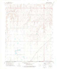 Elmwood Oklahoma Historical topographic map, 1:24000 scale, 7.5 X 7.5 Minute, Year 1973