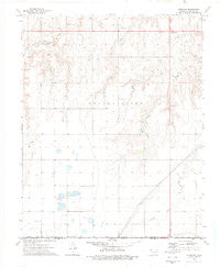 Elmwood Oklahoma Historical topographic map, 1:24000 scale, 7.5 X 7.5 Minute, Year 1973