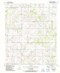 Empire City Oklahoma Historical topographic map, 1:24000 scale, 7.5 X 7.5 Minute, Year 1987