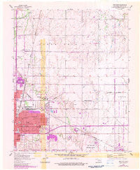 Enid East Oklahoma Historical topographic map, 1:24000 scale, 7.5 X 7.5 Minute, Year 1955