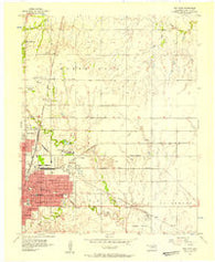 Enid East Oklahoma Historical topographic map, 1:24000 scale, 7.5 X 7.5 Minute, Year 1955