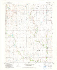 Enid SE Oklahoma Historical topographic map, 1:24000 scale, 7.5 X 7.5 Minute, Year 1982