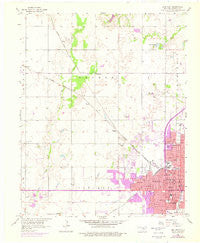 Enid West Oklahoma Historical topographic map, 1:24000 scale, 7.5 X 7.5 Minute, Year 1955