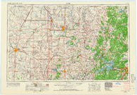 Enid Oklahoma Historical topographic map, 1:250000 scale, 1 X 2 Degree, Year 1955