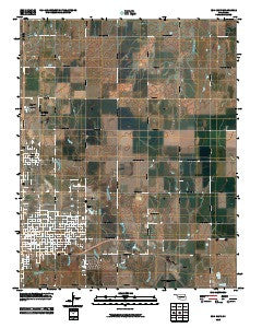 Enid East Oklahoma Historical topographic map, 1:24000 scale, 7.5 X 7.5 Minute, Year 2010