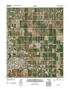 Enid East Oklahoma Historical topographic map, 1:24000 scale, 7.5 X 7.5 Minute, Year 2012