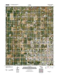 Enid West Oklahoma Historical topographic map, 1:24000 scale, 7.5 X 7.5 Minute, Year 2012
