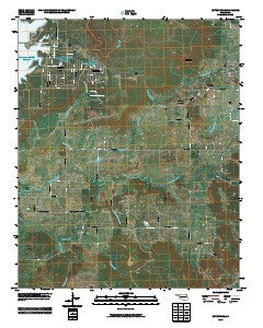 Enterprise Oklahoma Historical topographic map, 1:24000 scale, 7.5 X 7.5 Minute, Year 2010