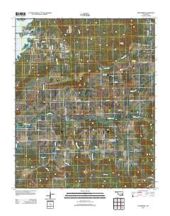 Enterprise Oklahoma Historical topographic map, 1:24000 scale, 7.5 X 7.5 Minute, Year 2012