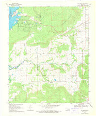 Enterprise Oklahoma Historical topographic map, 1:24000 scale, 7.5 X 7.5 Minute, Year 1969