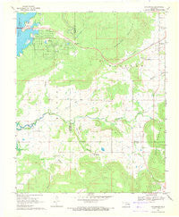 Enterprise Oklahoma Historical topographic map, 1:24000 scale, 7.5 X 7.5 Minute, Year 1969