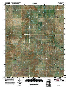 Estella Oklahoma Historical topographic map, 1:24000 scale, 7.5 X 7.5 Minute, Year 2010