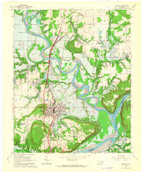 Eufaula Oklahoma Historical topographic map, 1:24000 scale, 7.5 X 7.5 Minute, Year 1963