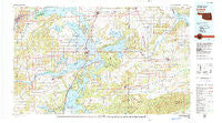 Eufaula Oklahoma Historical topographic map, 1:100000 scale, 30 X 60 Minute, Year 1978