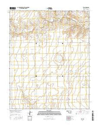 Eva Oklahoma Current topographic map, 1:24000 scale, 7.5 X 7.5 Minute, Year 2016