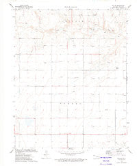 Eva SE Oklahoma Historical topographic map, 1:24000 scale, 7.5 X 7.5 Minute, Year 1973