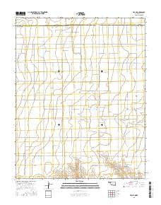 Eva NE Oklahoma Current topographic map, 1:24000 scale, 7.5 X 7.5 Minute, Year 2016