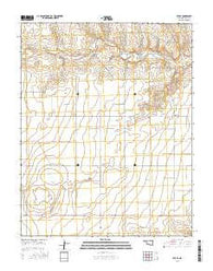 Eva SE Oklahoma Current topographic map, 1:24000 scale, 7.5 X 7.5 Minute, Year 2016