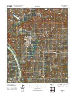 Fairfax Oklahoma Historical topographic map, 1:24000 scale, 7.5 X 7.5 Minute, Year 2012