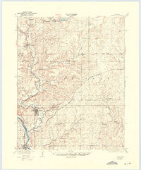 Fairfax Oklahoma Historical topographic map, 1:62500 scale, 15 X 15 Minute, Year 1932