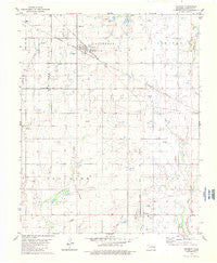 Fairmont Oklahoma Historical topographic map, 1:24000 scale, 7.5 X 7.5 Minute, Year 1982