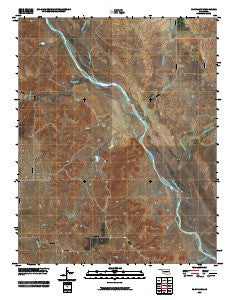 Fairvalley Oklahoma Historical topographic map, 1:24000 scale, 7.5 X 7.5 Minute, Year 2010