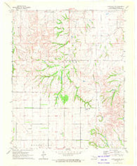 Fairvalley SW Oklahoma Historical topographic map, 1:24000 scale, 7.5 X 7.5 Minute, Year 1970