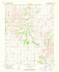 Fairvalley SW Oklahoma Historical topographic map, 1:24000 scale, 7.5 X 7.5 Minute, Year 1970