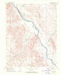Fairvalley Oklahoma Historical topographic map, 1:24000 scale, 7.5 X 7.5 Minute, Year 1970