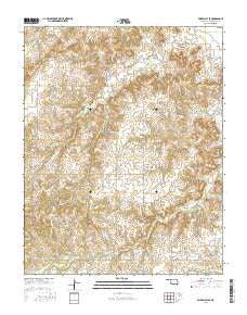 Fairvalley SE Oklahoma Current topographic map, 1:24000 scale, 7.5 X 7.5 Minute, Year 2016