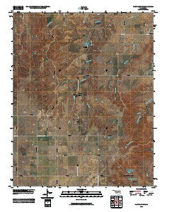 Fairvalley SW Oklahoma Historical topographic map, 1:24000 scale, 7.5 X 7.5 Minute, Year 2010