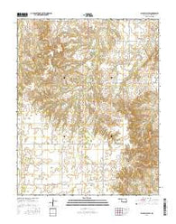 Fairvalley SW Oklahoma Current topographic map, 1:24000 scale, 7.5 X 7.5 Minute, Year 2016