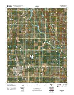 Fairview Oklahoma Historical topographic map, 1:24000 scale, 7.5 X 7.5 Minute, Year 2012