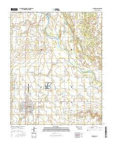 Fairview Oklahoma Current topographic map, 1:24000 scale, 7.5 X 7.5 Minute, Year 2016