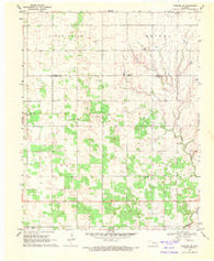 Fairview NE Oklahoma Historical topographic map, 1:24000 scale, 7.5 X 7.5 Minute, Year 1969