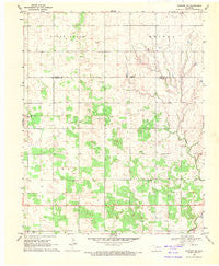 Fairview NE Oklahoma Historical topographic map, 1:24000 scale, 7.5 X 7.5 Minute, Year 1969