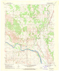 Fairview SE Oklahoma Historical topographic map, 1:24000 scale, 7.5 X 7.5 Minute, Year 1969