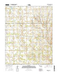 Fairview NE Oklahoma Current topographic map, 1:24000 scale, 7.5 X 7.5 Minute, Year 2016