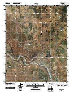 Fairview SE Oklahoma Historical topographic map, 1:24000 scale, 7.5 X 7.5 Minute, Year 2009