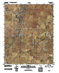 Fargo Oklahoma Historical topographic map, 1:24000 scale, 7.5 X 7.5 Minute, Year 2010