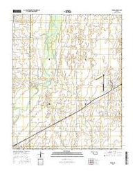 Fargo Oklahoma Current topographic map, 1:24000 scale, 7.5 X 7.5 Minute, Year 2016