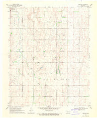Fargo SE Oklahoma Historical topographic map, 1:24000 scale, 7.5 X 7.5 Minute, Year 1969