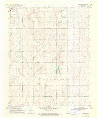 Fargo SE Oklahoma Historical topographic map, 1:24000 scale, 7.5 X 7.5 Minute, Year 1969