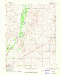 Fargo Oklahoma Historical topographic map, 1:24000 scale, 7.5 X 7.5 Minute, Year 1969