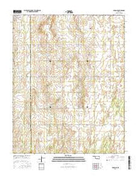 Fargo SE Oklahoma Current topographic map, 1:24000 scale, 7.5 X 7.5 Minute, Year 2016