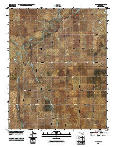 Fargo SW Oklahoma Historical topographic map, 1:24000 scale, 7.5 X 7.5 Minute, Year 2010