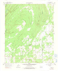 Farris Oklahoma Historical topographic map, 1:24000 scale, 7.5 X 7.5 Minute, Year 1957