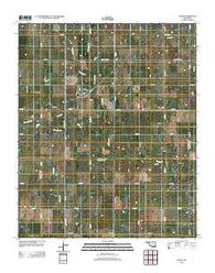 Faxon Oklahoma Historical topographic map, 1:24000 scale, 7.5 X 7.5 Minute, Year 2012